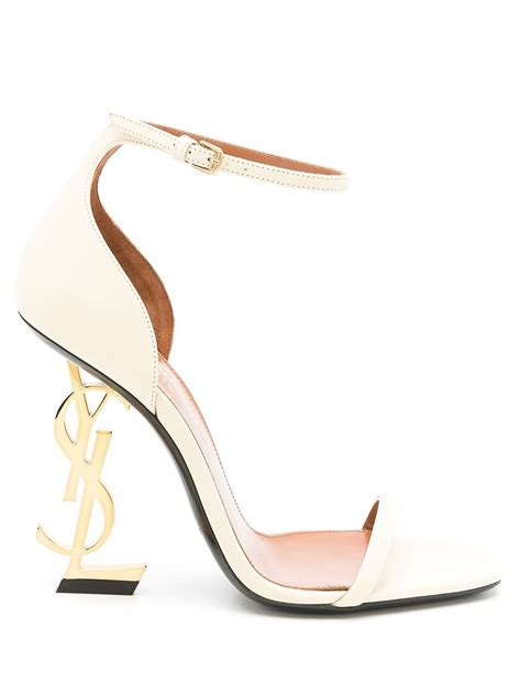 ysl heels white|ysl heels cost.